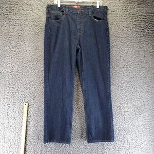 Arizona Jeans Boys Size 20 Husky Blue Denim Flat Front Classic Stretch